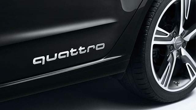 Логотип Audi quattro