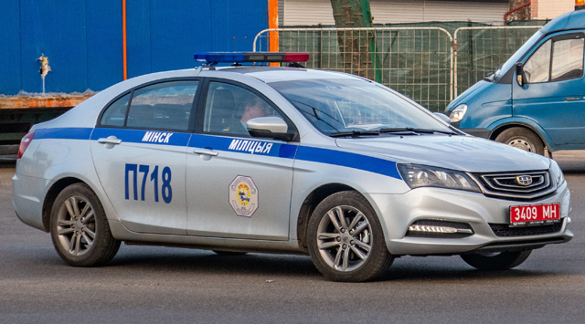 Милицейские автомобили Беларуси