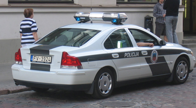 Полицейские автомобили Латвии